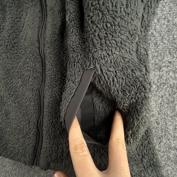 Patagonia Fleece Vest Gray Women Small Full Zip Lined Pockets Chest Los Gatos - Picture 9 of 15